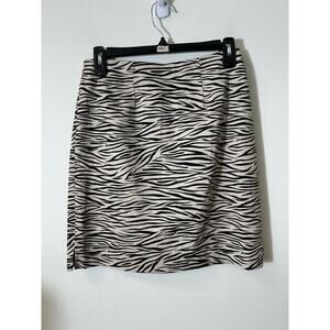 Girls Will's River Company Zebra Print Skirt Sz 16